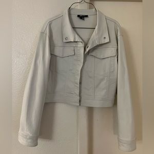 Off White DKNY Cropped Fashion Jacket